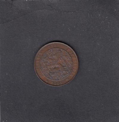 Beschrijving: 2 1/2 Cent WILHELMINA